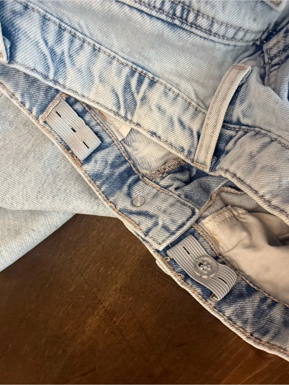 High Rise, Wide Leg Old Navy Jeans - Light Blue